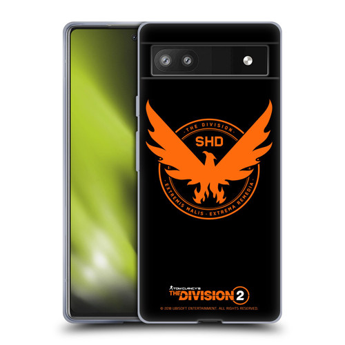 Tom Clancy's The Division 2 Logo Art Phoenix Soft Gel Case for Google Pixel 6a