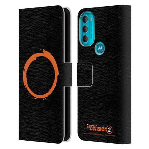 Tom Clancy's The Division 2 Logo Art Ring Leather Book Wallet Case Cover For Motorola Moto G71 5G