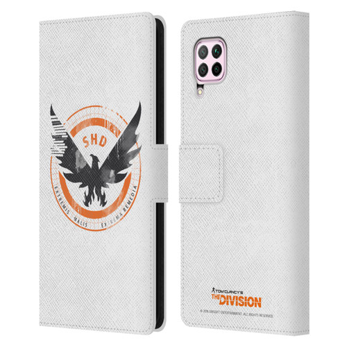 Tom Clancy's The Division Key Art Logo White Leather Book Wallet Case Cover For Huawei Nova 6 SE / P40 Lite