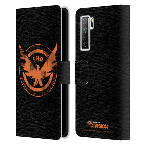 Tom Clancy's The Division Key Art Logo Black Leather Book Wallet Case Cover For Huawei Nova 7 SE/P40 Lite 5G