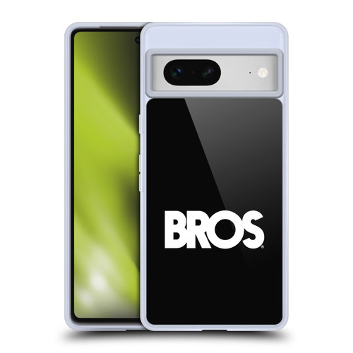 BROS Logo Art Text Soft Gel Case for Google Pixel 7
