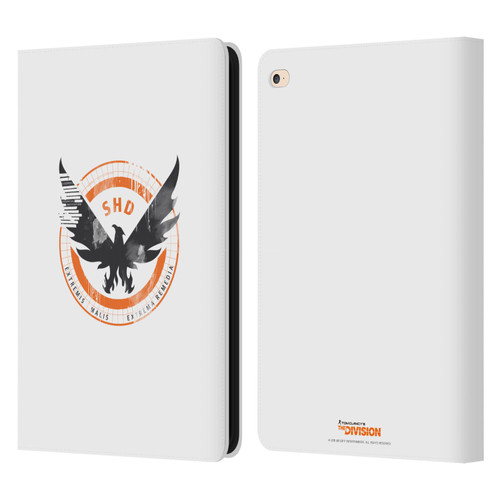 Tom Clancy's The Division Key Art Logo White Leather Book Wallet Case Cover For Apple iPad Air 2 (2014)