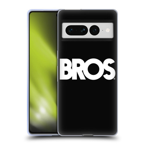 BROS Logo Art Text Soft Gel Case for Google Pixel 7 Pro