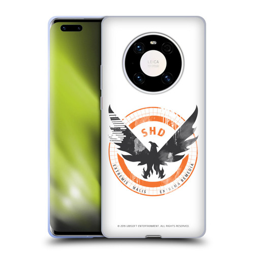 Tom Clancy's The Division Key Art Logo White Soft Gel Case for Huawei Mate 40 Pro 5G