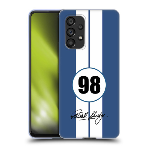 Shelby Car Graphics 1965 427 S/C Blue Soft Gel Case for Samsung Galaxy A53 5G (2022)