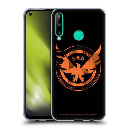 Tom Clancy's The Division Key Art Logo Black Soft Gel Case for Huawei P40 lite E