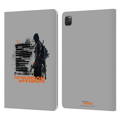 Tom Clancy's The Division Key Art Character Leather Book Wallet Case Cover For Apple iPad Pro 11 2020 / 2021 / 2022