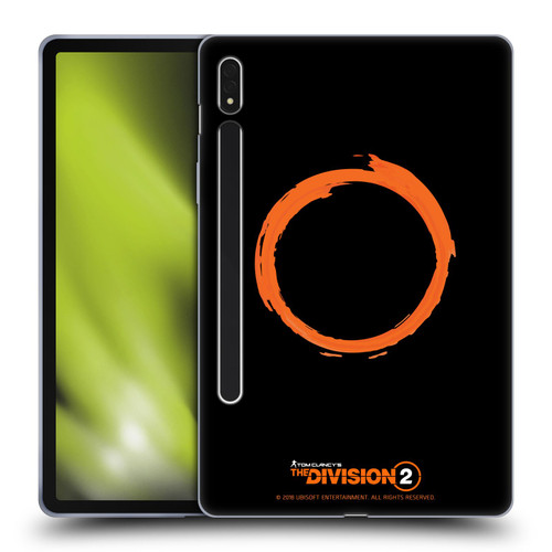 Tom Clancy's The Division 2 Logo Art Ring Soft Gel Case for Samsung Galaxy Tab S8