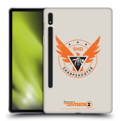 Tom Clancy's The Division 2 Logo Art Sharpshooter Soft Gel Case for Samsung Galaxy Tab S8