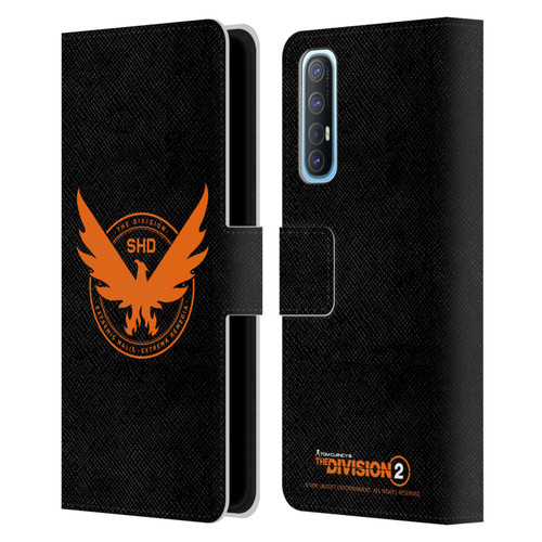 Tom Clancy's The Division 2 Logo Art Phoenix Leather Book Wallet Case Cover For OPPO Find X2 Neo 5G