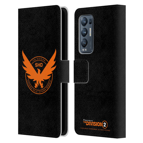 Tom Clancy's The Division 2 Logo Art Phoenix Leather Book Wallet Case Cover For OPPO Find X3 Neo / Reno5 Pro+ 5G