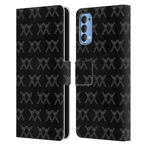 BROS Logo Art Pattern Leather Book Wallet Case Cover For OPPO Reno 4 5G