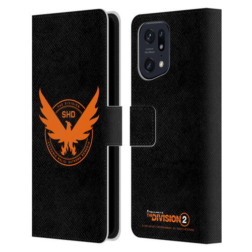 Tom Clancy's The Division 2 Logo Art Phoenix Leather Book Wallet Case Cover For OPPO Find X5