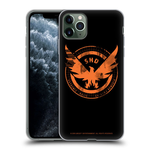 Tom Clancy's The Division Key Art Logo Black Soft Gel Case for Apple iPhone 11 Pro Max