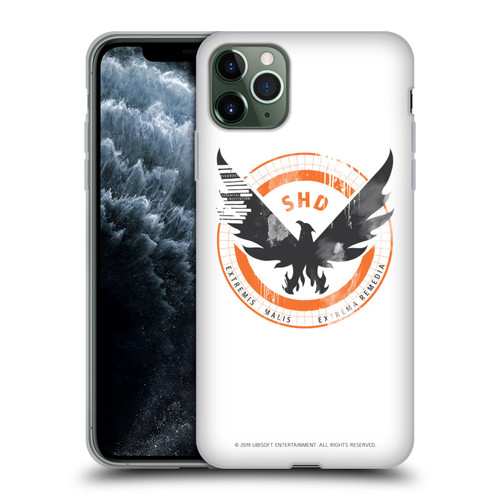 Tom Clancy's The Division Key Art Logo White Soft Gel Case for Apple iPhone 11 Pro Max