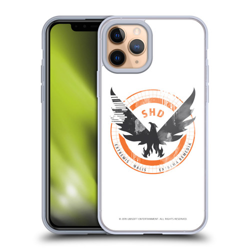 Tom Clancy's The Division Key Art Logo White Soft Gel Case for Apple iPhone 11 Pro