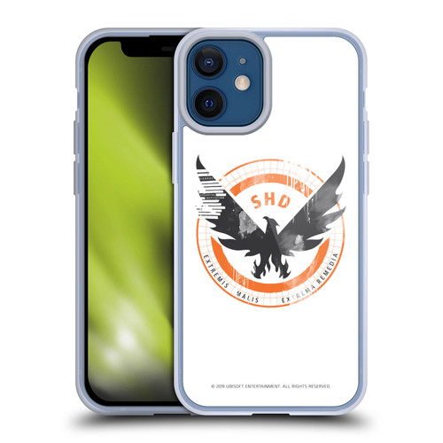 Tom Clancy's The Division Key Art Logo White Soft Gel Case for Apple iPhone 12 Mini