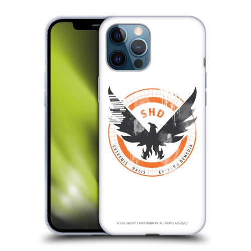 Tom Clancy's The Division Key Art Logo White Soft Gel Case for Apple iPhone 12 Pro Max