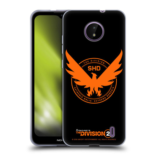 Tom Clancy's The Division 2 Logo Art Phoenix Soft Gel Case for Nokia C10 / C20
