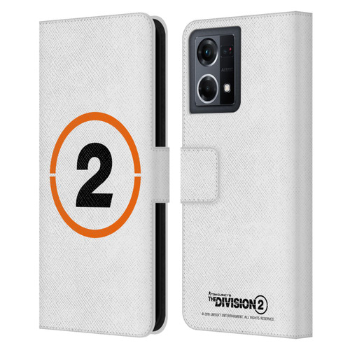 Tom Clancy's The Division 2 Logo Art Ring 2 Leather Book Wallet Case Cover For OPPO Reno8 4G