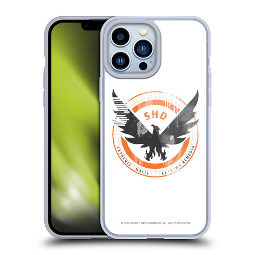 Tom Clancy's The Division Key Art Logo White Soft Gel Case for Apple iPhone 13 Pro Max