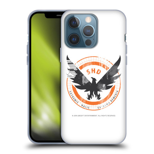 Tom Clancy's The Division Key Art Logo White Soft Gel Case for Apple iPhone 13 Pro