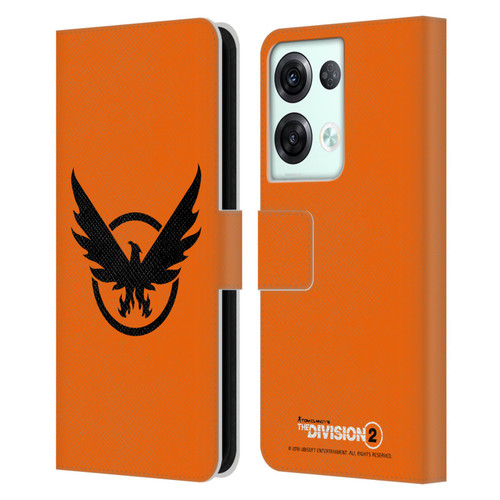 Tom Clancy's The Division 2 Logo Art Phoenix 2 Leather Book Wallet Case Cover For OPPO Reno8 Pro