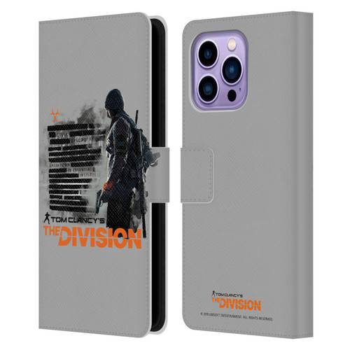 Tom Clancy's The Division Key Art Character Leather Book Wallet Case Cover For Apple iPhone 14 Pro Max