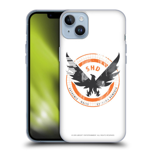 Tom Clancy's The Division Key Art Logo White Soft Gel Case for Apple iPhone 14 Plus