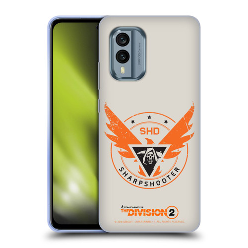Tom Clancy's The Division 2 Logo Art Sharpshooter Soft Gel Case for Nokia X30