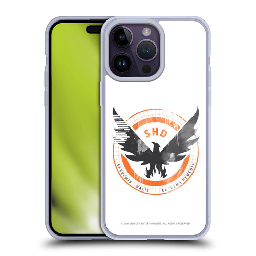 Tom Clancy's The Division Key Art Logo White Soft Gel Case for Apple iPhone 14 Pro Max
