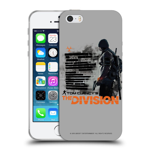 Tom Clancy's The Division Key Art Character Soft Gel Case for Apple iPhone 5 / 5s / iPhone SE 2016