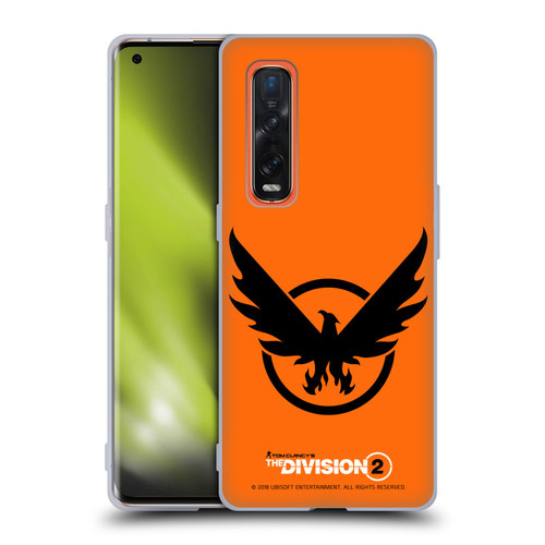 Tom Clancy's The Division 2 Logo Art Phoenix 2 Soft Gel Case for OPPO Find X2 Pro 5G