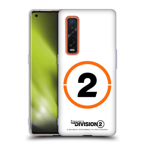 Tom Clancy's The Division 2 Logo Art Ring 2 Soft Gel Case for OPPO Find X2 Pro 5G