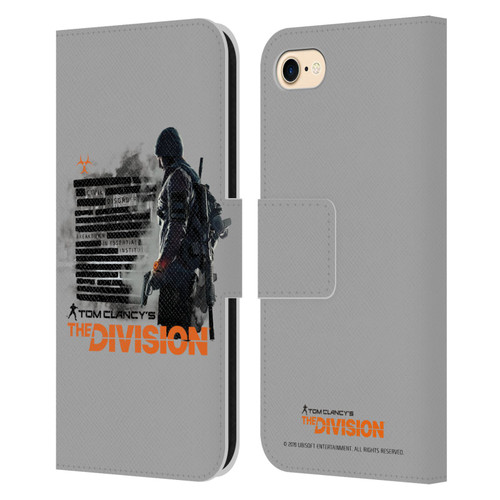 Tom Clancy's The Division Key Art Character Leather Book Wallet Case Cover For Apple iPhone 7 / 8 / SE 2020 & 2022