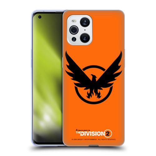 Tom Clancy's The Division 2 Logo Art Phoenix 2 Soft Gel Case for OPPO Find X3 / Pro