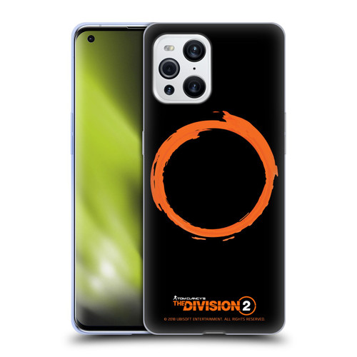 Tom Clancy's The Division 2 Logo Art Ring Soft Gel Case for OPPO Find X3 / Pro