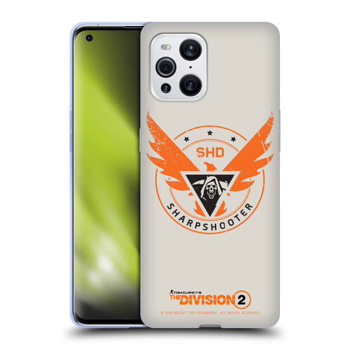 Tom Clancy's The Division 2 Logo Art Sharpshooter Soft Gel Case for OPPO Find X3 / Pro