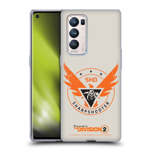Tom Clancy's The Division 2 Logo Art Sharpshooter Soft Gel Case for OPPO Find X3 Neo / Reno5 Pro+ 5G