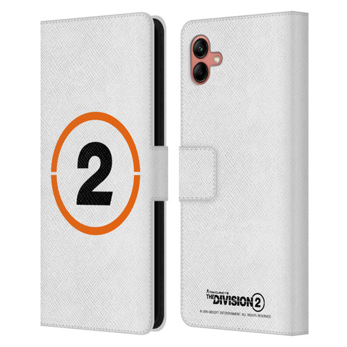 Tom Clancy's The Division 2 Logo Art Ring 2 Leather Book Wallet Case Cover For Samsung Galaxy A04 (2022)