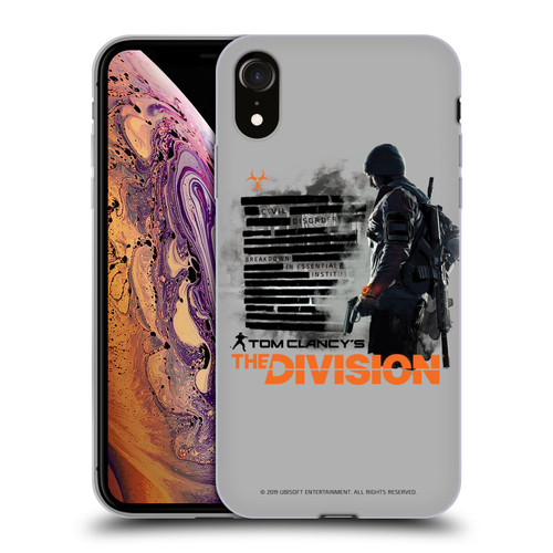 Tom Clancy's The Division Key Art Character Soft Gel Case for Apple iPhone XR