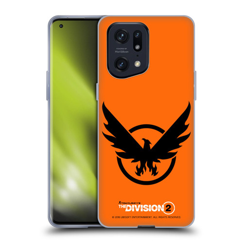 Tom Clancy's The Division 2 Logo Art Phoenix 2 Soft Gel Case for OPPO Find X5 Pro