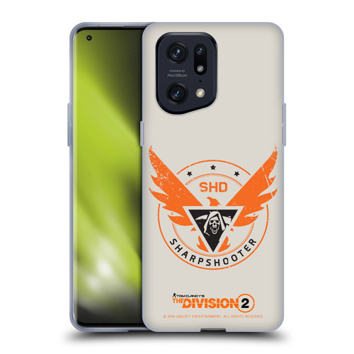 Tom Clancy's The Division 2 Logo Art Sharpshooter Soft Gel Case for OPPO Find X5 Pro