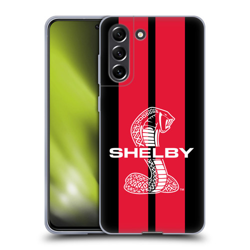 Shelby Car Graphics Red Soft Gel Case for Samsung Galaxy S21 FE 5G