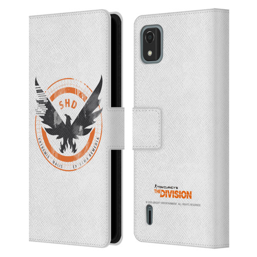 Tom Clancy's The Division Key Art Logo White Leather Book Wallet Case Cover For Nokia C2 2nd Edition