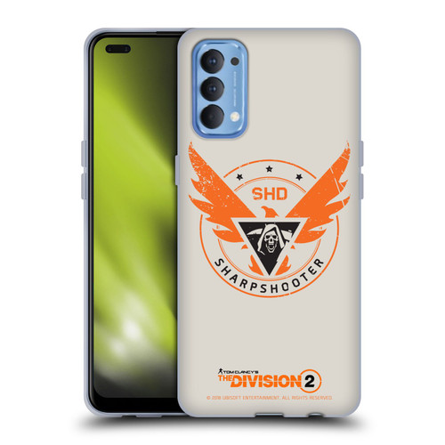 Tom Clancy's The Division 2 Logo Art Sharpshooter Soft Gel Case for OPPO Reno 4 5G
