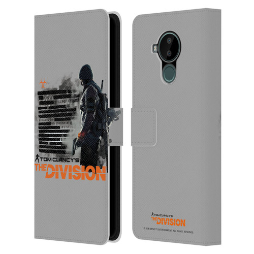 Tom Clancy's The Division Key Art Character Leather Book Wallet Case Cover For Nokia C30