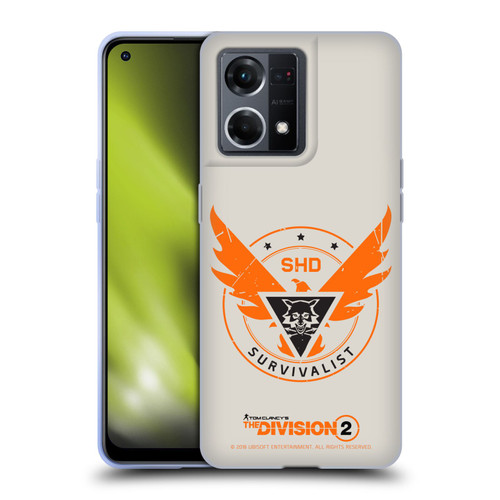 Tom Clancy's The Division 2 Logo Art Survivalist Soft Gel Case for OPPO Reno8 4G