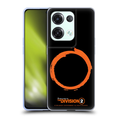 Tom Clancy's The Division 2 Logo Art Ring Soft Gel Case for OPPO Reno8 Pro