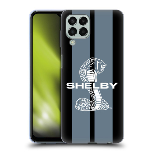 Shelby Car Graphics Gray Soft Gel Case for Samsung Galaxy M33 (2022)